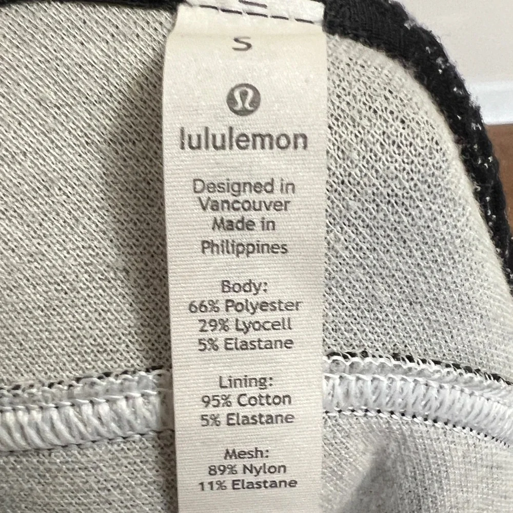 lululemon athletica preowned measurements